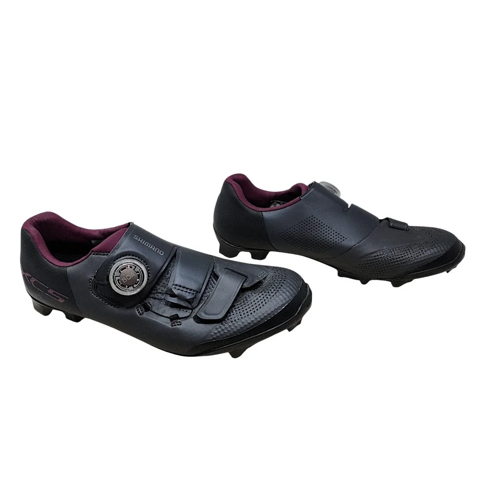 Shimano XC5 MTB BOA Cycling Shoes 40 Women 7.8 Black SH-XC502W Gravel Trail SPD